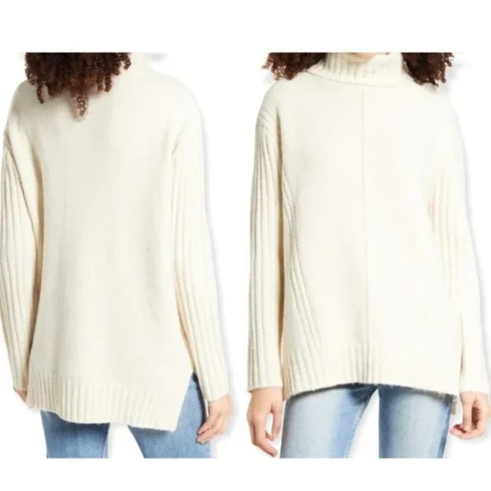 All In Favor Ribbed Turtleneck Sweater - Picture 2 of 3